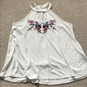 Alya Floral Embellished Tank Top